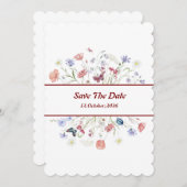 Blumenkohl "Save the Date" Einladung (Vorne/Hinten)