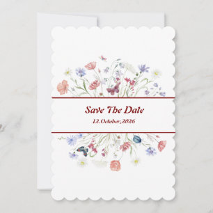 Blumenkohl "Save the Date" Einladung