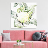 Blumenkohl-Studie 1993 Leinwanddruck (Insitu (Wohnzimmer))