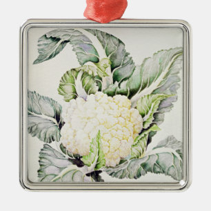 Blumenkohl-Studie 1993 Silbernes Ornament