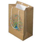 Blumenkohl-Tasche Mittlere Geschenktüte (Vorderseite Schrägansicht)