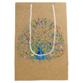 Blumenkohl-Tasche Mittlere Geschenktüte (Rückseite)