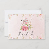 Blumenkohl Tee Brautparty Party Vielen Dank Dankeskarte (Vorderseite)