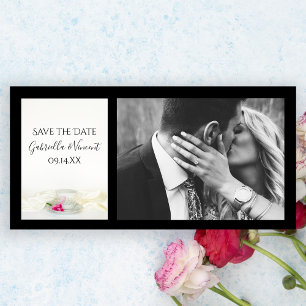 Blumenkohl-Tee-Cup Rosen Hochzeit retten das Datum Save The Date