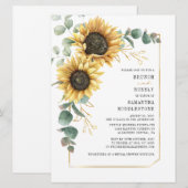 Blumenkohl und Brautparty Einladung (Vorne/Hinten)