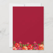 Blumenkohl und Brautparty Einladung (Rückseite)