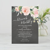 Blumenkohl und Brautparty Einladung (Stehend Vorderseite)