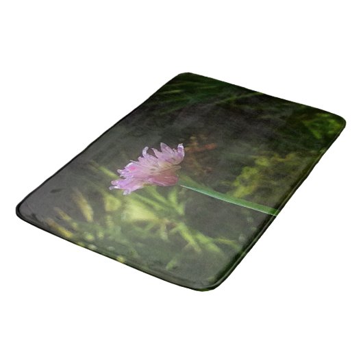 Blumenkohl und Palmetto Badematte (Schrägansicht)