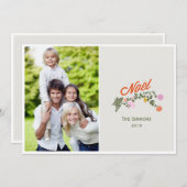 Blumenkohl Weihnachten Holiday Foto-Cards (Vorne/Hinten)