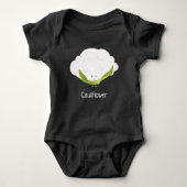 Blumenkohlcharakter | Baby-Bodysuit Baby Strampler (Vorderseite)