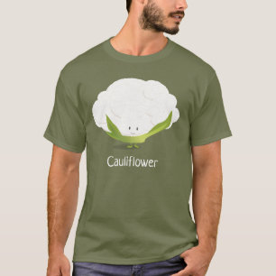 Blumenkohlcharakter   der T - Shirt Männer