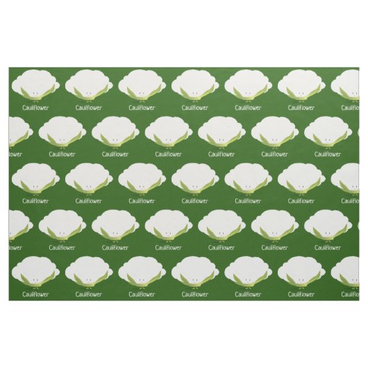Blumenkohlcharakter | Gewebe Stoff (Fat Quarter (45,7 x 55,9 cm))