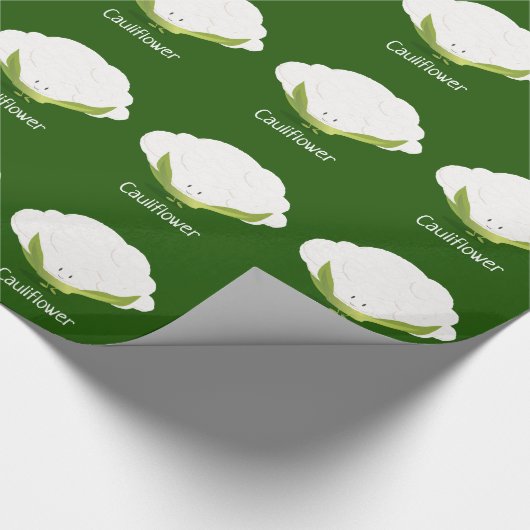 Blumenkohlcharakter | Packpapier (Ecke)