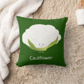 Blumenkohlcharakter | Wurfs-Kissen Kissen (Decke)