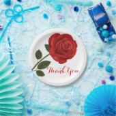 Blumenkohle Blume Vielen Dank - Hochzeitsfeier Pappteller (Party)