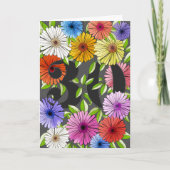 Blumenkohle Grau Personalisiert 30. Geburtstag Karte (Vorderseite)