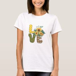 Blumenkohle Liebe Word T - Shirt