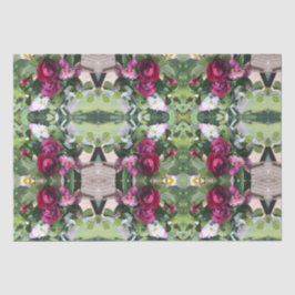 Blumenkohle Vintage Entkundung Seidenpapier