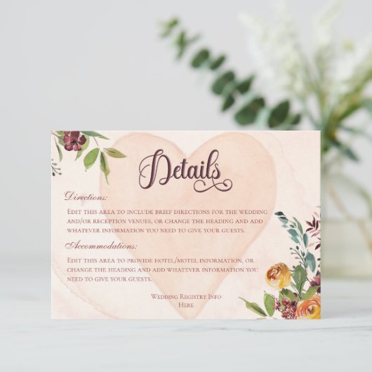 Blumenkohlensender Begleitkarte (Stehend Vorderseite)