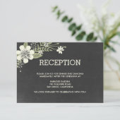 Blumenkohlschalen Hochzeitkarten Begleitkarte (Stehend Vorderseite)