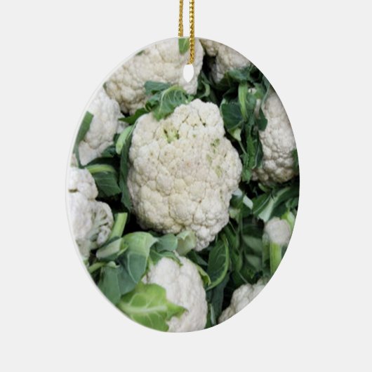 Blumenkohlverzierung Keramik Ornament (Rechts)