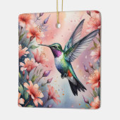 Blumenkolibri-Schmuck Keramikornament (Links)