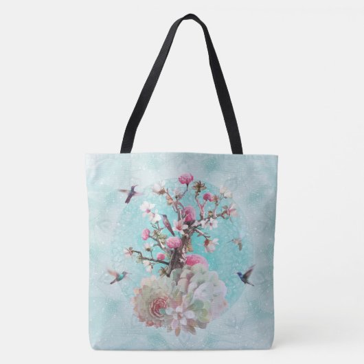 BLUMENkolibri Tasche (Vorderseite)