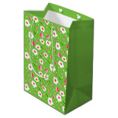 Blumenkollektion Meadow Whimsy Mittlere Geschenktüte (Rückseite Schrägansicht)