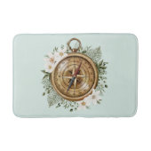 Blumenkompass Badematte (Vorderseite)