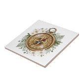 Blumenkompass Fliese (Seite)