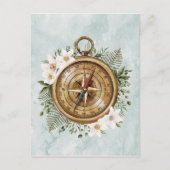 Blumenkompass Postkarte (Vorderseite)