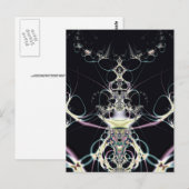 Blumenkönigin Postkarte (Vorne/Hinten)