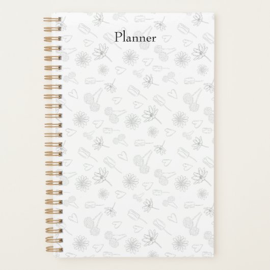 Blumenkontur-Planer Planer (Vorderseite)