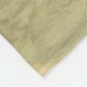 Blumenkopf Abstrakt mit glänzender Textur Fleecedecke (Ecke)