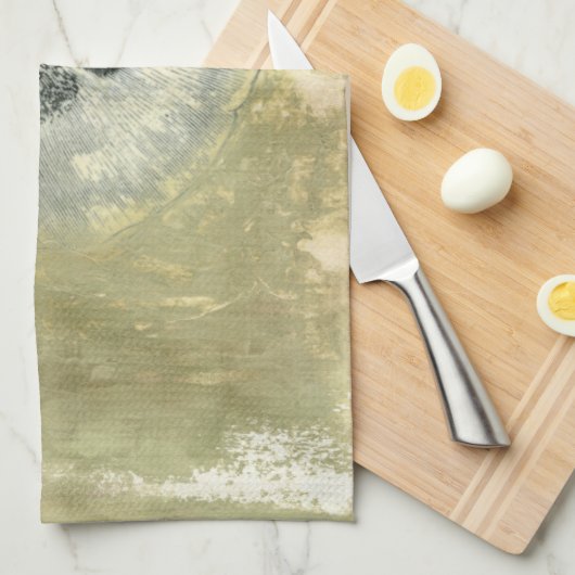 Blumenkopf Abstrakt mit glänzender Textur Handtuch (Viertel Falte)