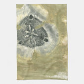 Blumenkopf Abstrakt mit glänzender Textur Handtuch (Vertikal)