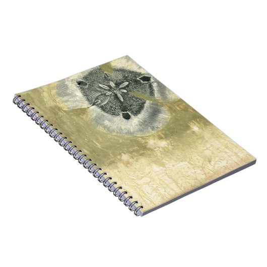 Blumenkopf Abstrakt mit glänzender Textur Notizblock (Rechte Seite)