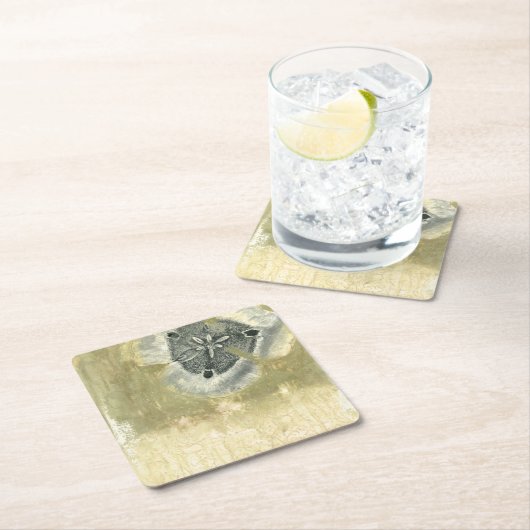 Blumenkopf Abstrakt mit glänzender Textur Rechteckiger Pappuntersetzer (Vor Ort)