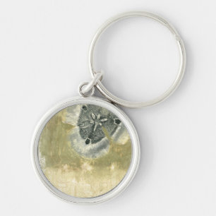 Blumenkopf Abstrakt mit glänzender Textur Schlüsselanhänger
