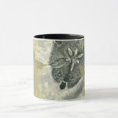 Blumenkopf Abstrakt mit glänzender Textur Tasse (Zentrum)