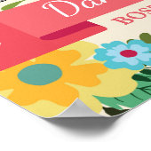 Blumenkopfrahmen für Foto Poster (Ecke)