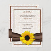 Blumenkorb-Blumenkarte RSVP Karte (Vorne/Hinten)