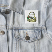 Blumenkorb Button Button Abzeichen Geschenk (Beispiel)