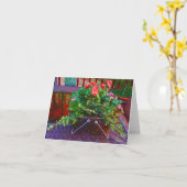 Blumenkorb Karte (Gelbe Blume)