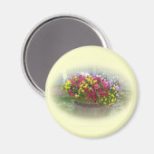Blumenkorb Magnet (Vorderseite/Rückseite)