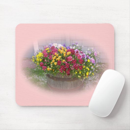 Blumenkorb Mousepad (Mit Mouse)