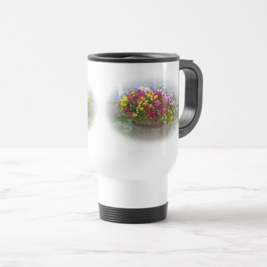 Blumenkorb Reisebecher (VorderseiteRechts)