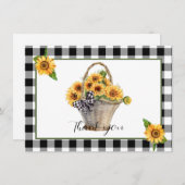 Blumenkörbe Feiertagskarte (Vorne/Hinten)