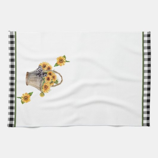 Blumenkörbe Geschirrtuch (Horizontal)