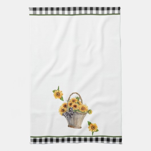 Blumenkörbe Geschirrtuch (Vertikal)